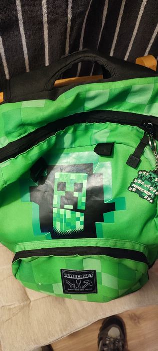 Ghiozdan (rucsac) Minecraft Creeper original - Stare excelentă!