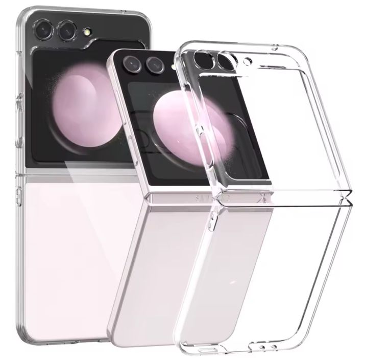 Samsung Z FLIP 6 7 7FE Husa Plastic Ultra Slim Transaprenta