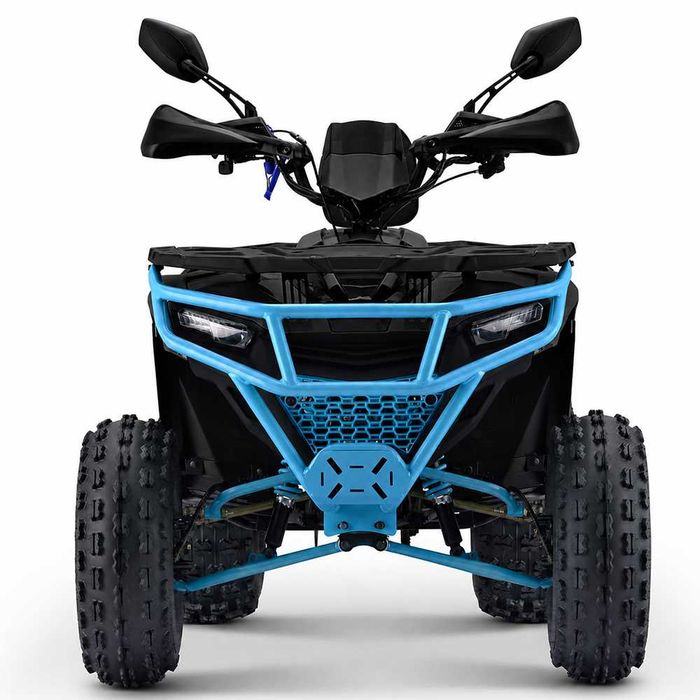 Atv 125cc MNR Troodon Deluxe 8" semi-automat 4T benzina negru/albastru