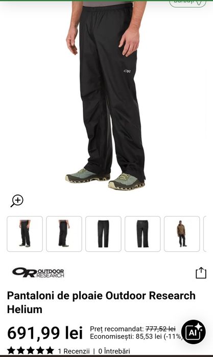 OR Outdoor  RESEARCH XL nou GoreTex ™