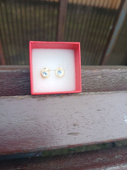 Cercei de aur galben de 14 k