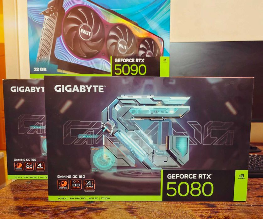 Чисто нова Gigabyte RTX 5080 Gaming OC 16GB – Запечатана