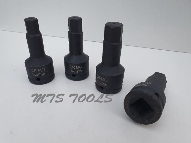 Bit imbus de impact 3/4" 17mm 19mm 22mm 24mm