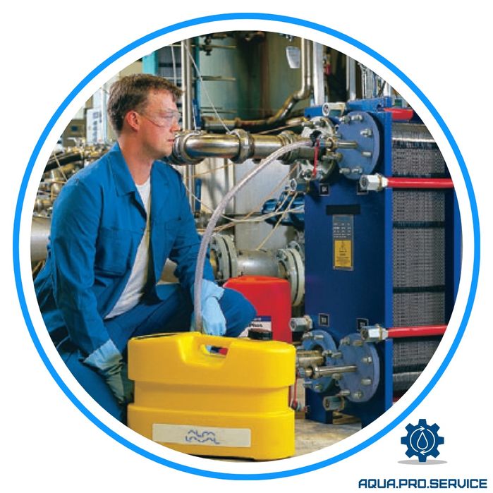 Промывка котлов, теплообменников, радиаторов и систем отопления