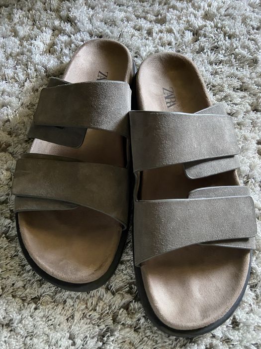 Мъжки велурени чехли Zara