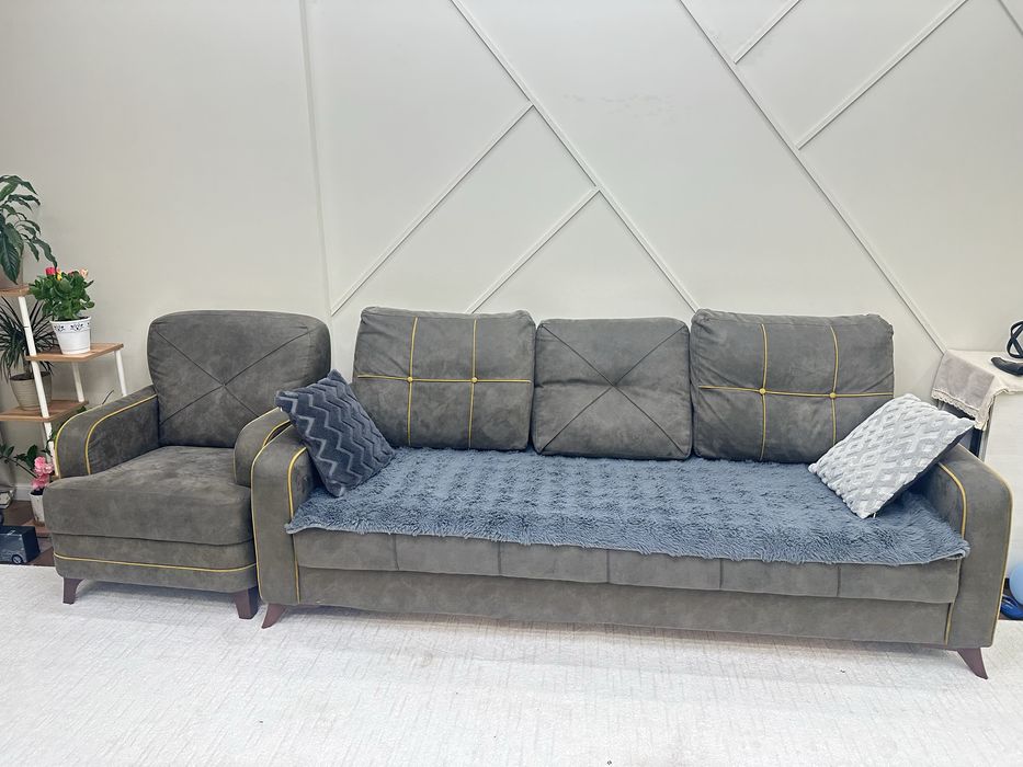 Продам диван с креслом