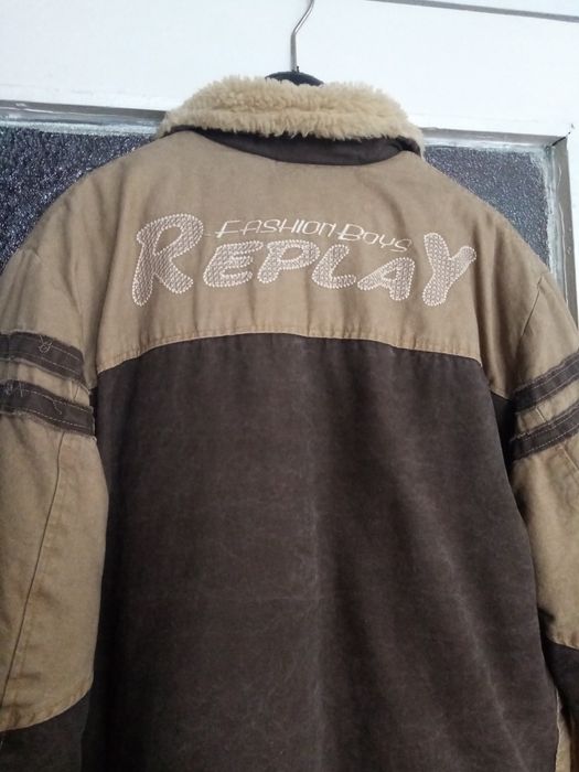 Мъжко зимно яке с пух L XL