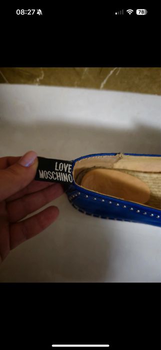 Espadrile Love Moschino