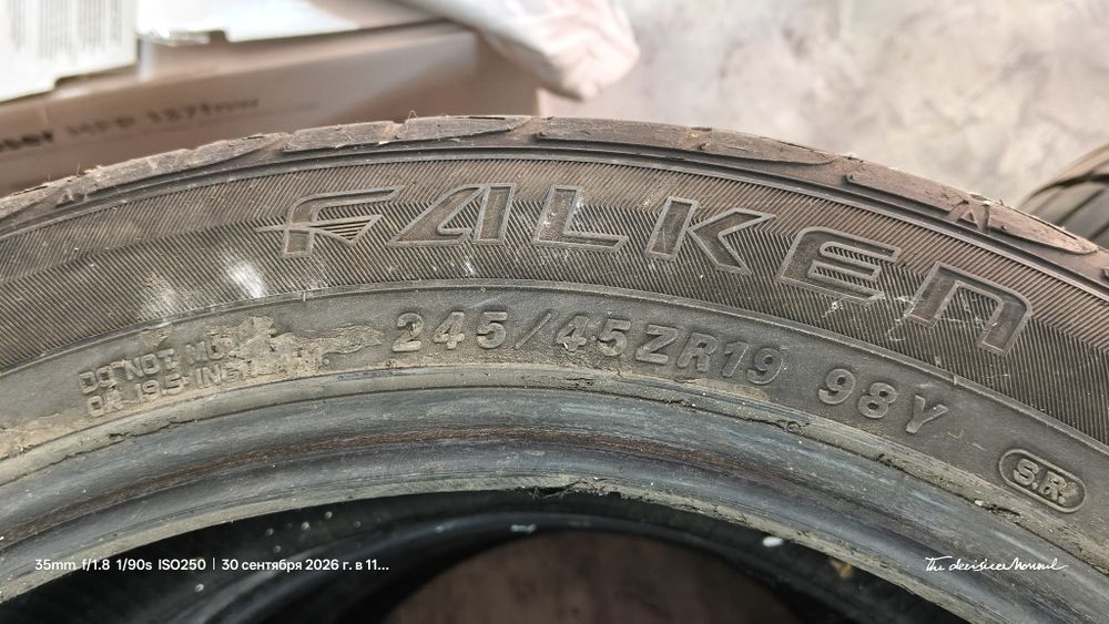 Шины Falken разноширокие