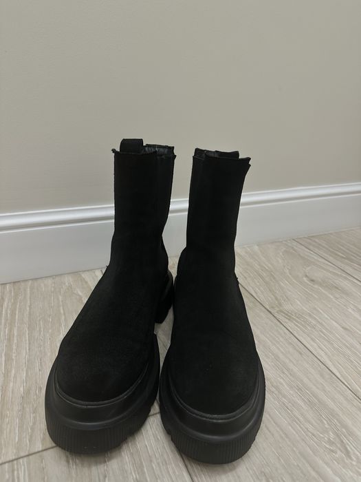 Ботинки замшевые, размер 38