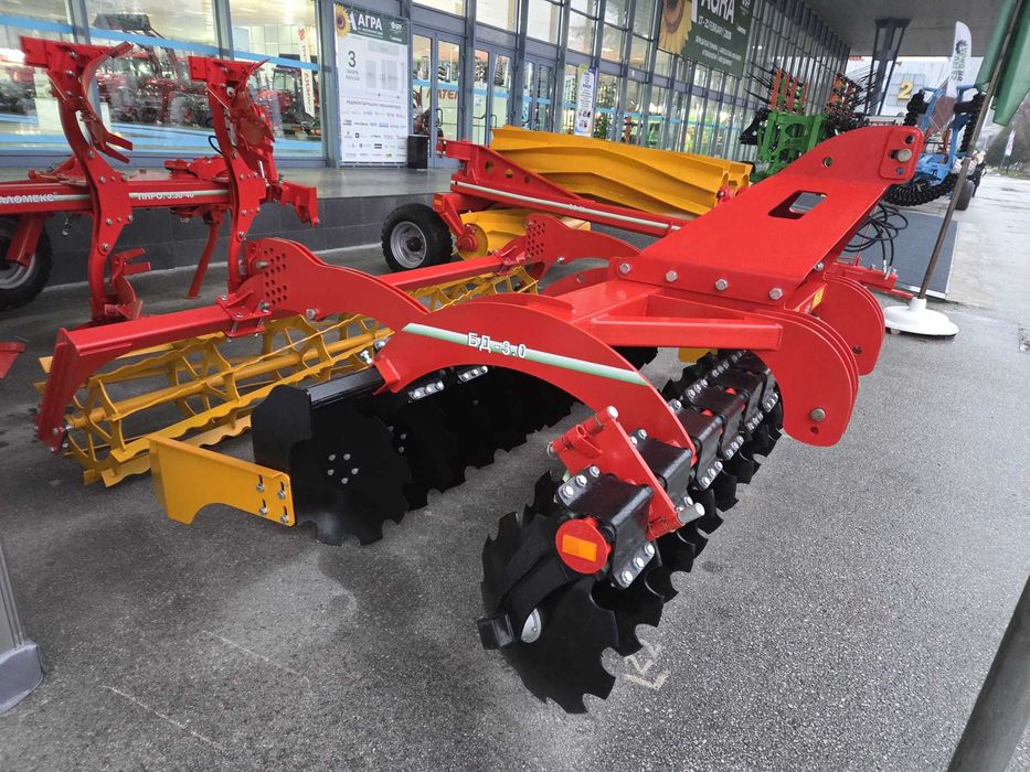 Teradisc purtat 3m,disc agricol,grapa cu discuri