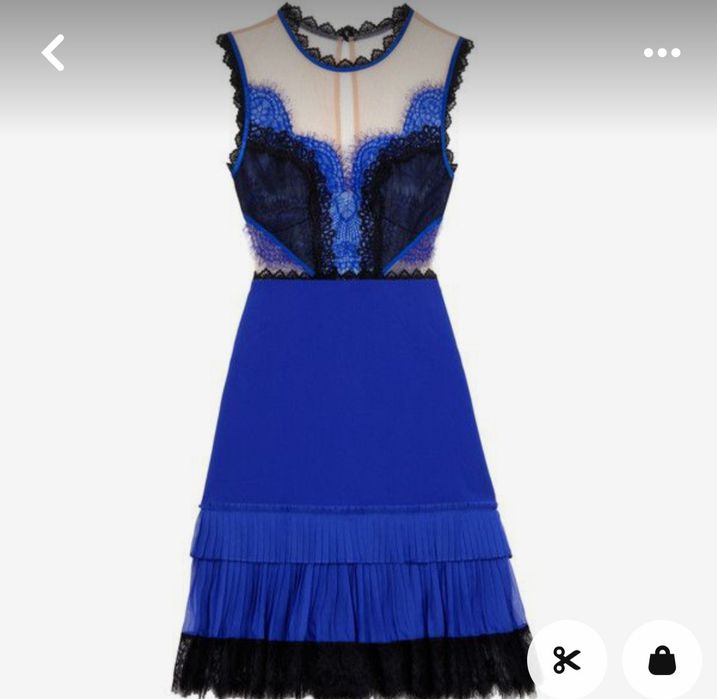 Rochie Ocazie/Nunta/Botez Three Floor ASOS Albastra Mărimea 36/S