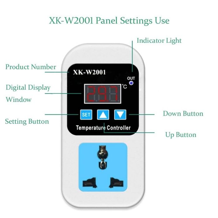 Терморегулятор розетка с влагостойким выносным термодатчиком