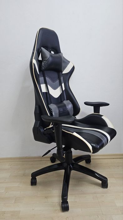 Gaming Стол Kring Roth Черен/Бял