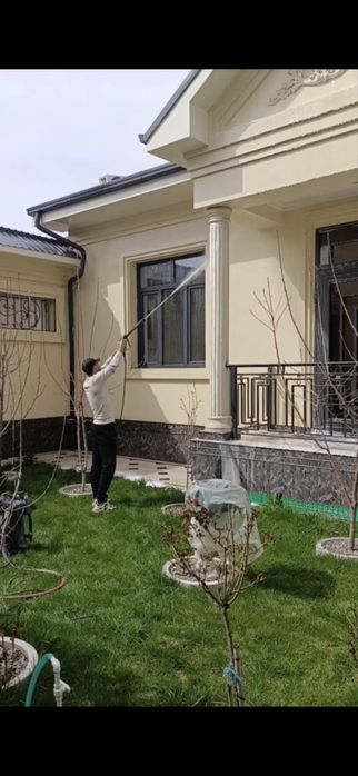 Профессиональная уборка фасадов,окон,брусчаток,любая поверхность