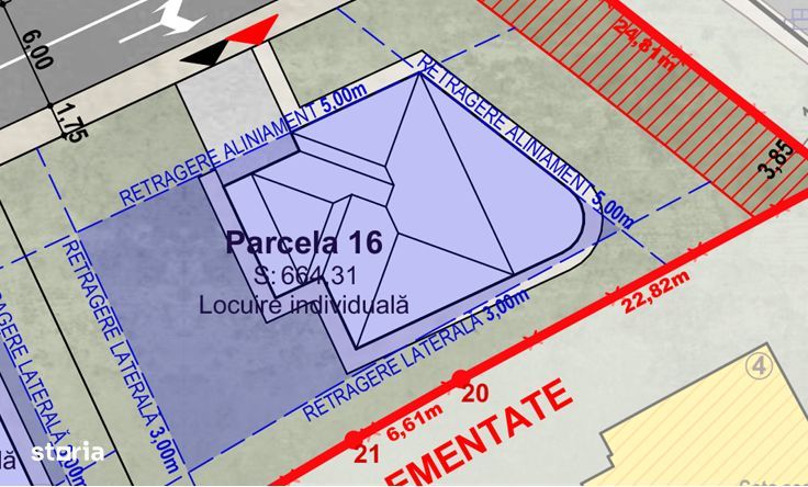 Parcele de vanzare in Borhanci 337 mp-665 mp