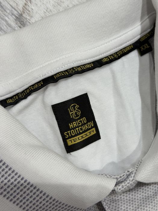 Мъжка тениска Hristo Stroichkov бяла