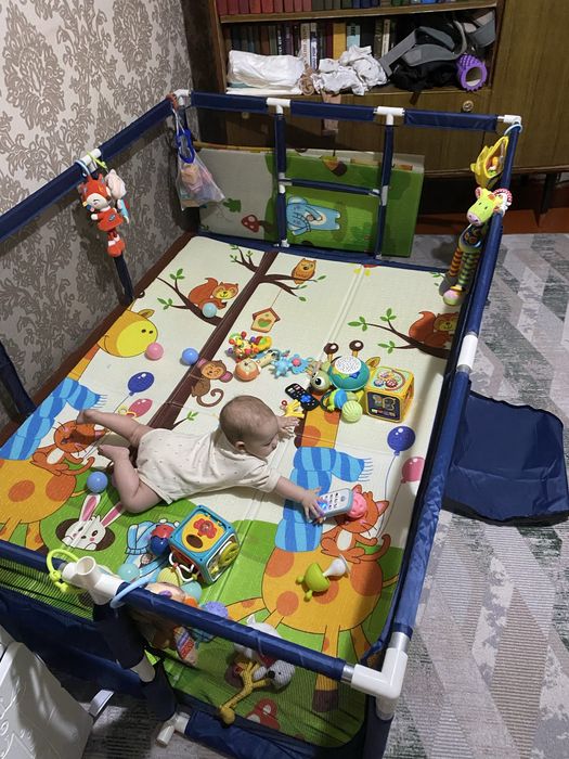 Манеж детский игровой для малышей