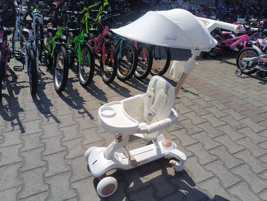 BYOX Детска тротинетка Cornet 6в1 бял