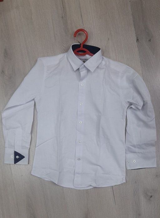 Rubashka oq 7 yoshdan 15 yoshgacham