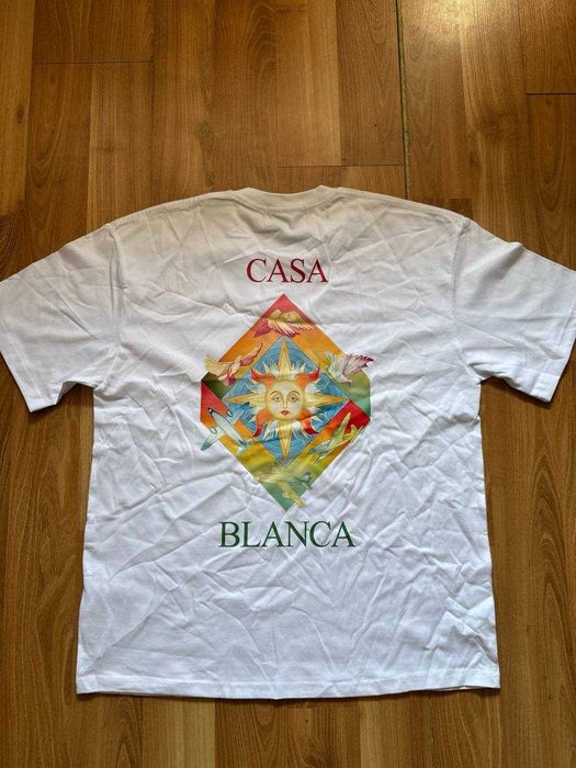 Tricou CasaBlanca cu eticheta (nu Nike, Gucci, Adidas, Balenciaga)