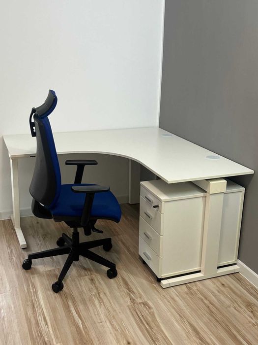 set birou + scaun ergonomic + rollbox calitate premium tva inclus optional transport livrare montaj disponibile mai multe configuratii