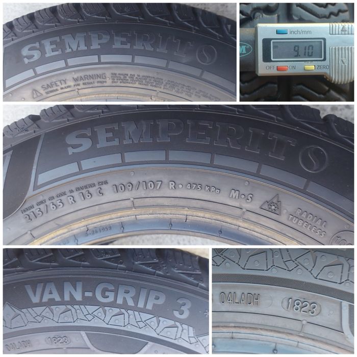O bucată 215/65 R16C M+S iarnă - una Semperit Goodyear