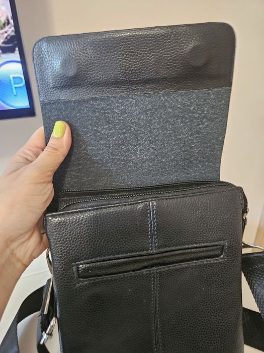 Мъжка чанта, черна