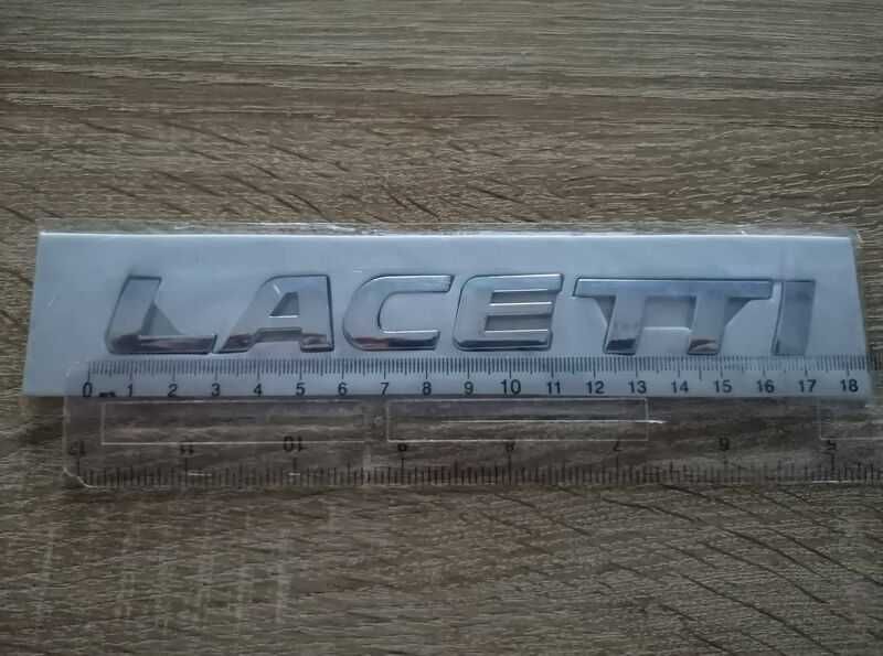 сребрист надпис Chevrolet / Daewoo Lacetti