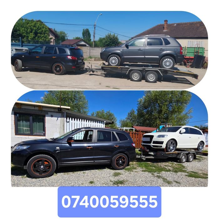 Tractări/ Transport Aeroport/ Închiriere Platformă auto 4,5m