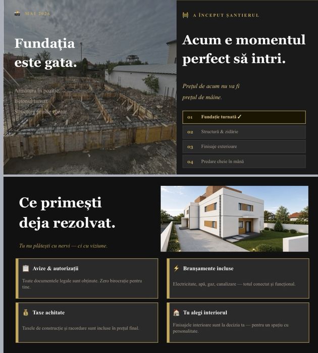 Casă nouă cu rooftop privat de peste 50 mp direct de la proprietar