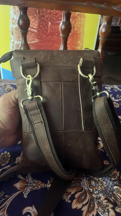 барсетка сумка коричневый