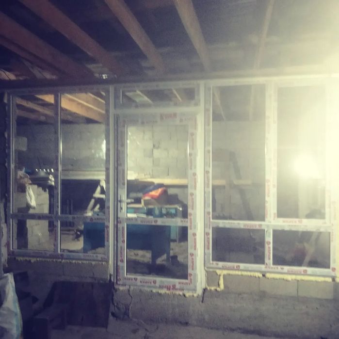 Окна пластиковые алюминиевые