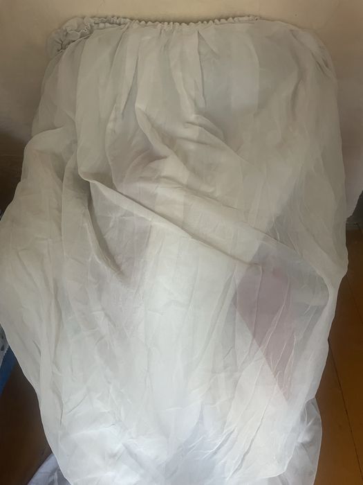 Белая тюль