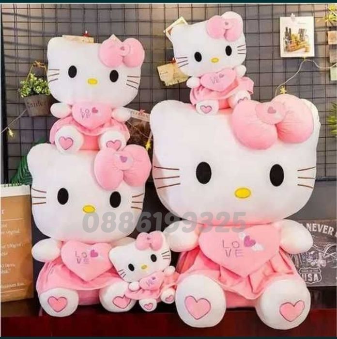 Голяма плюшена играчка Hello Kitty, 105см