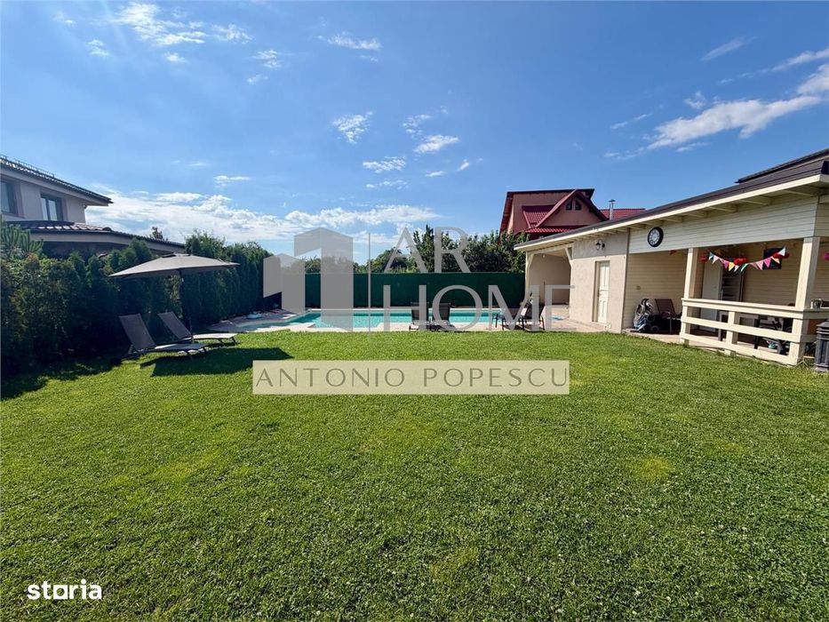 Casa 5 camere, ansamblu rezidential cu piscina, in Paulesti Prahova.