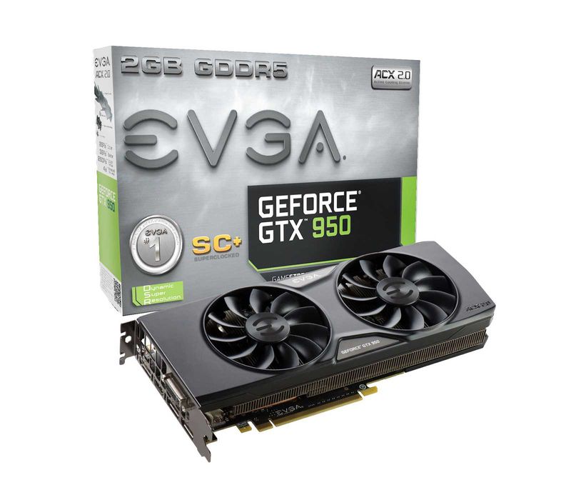 EVGA GTX  950 SC+ / ACX 2.0+ / видео картa