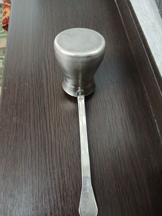 Кофеварка серебро