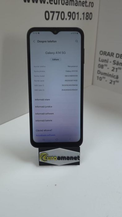 Telefon mobil Samsung Galaxy A14, Dual SIM, 4GB RAM, 128GB, 4G, -P-