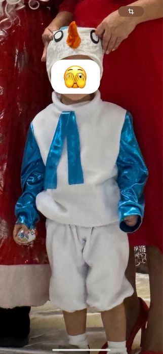 Костюм снеговика на мальчика