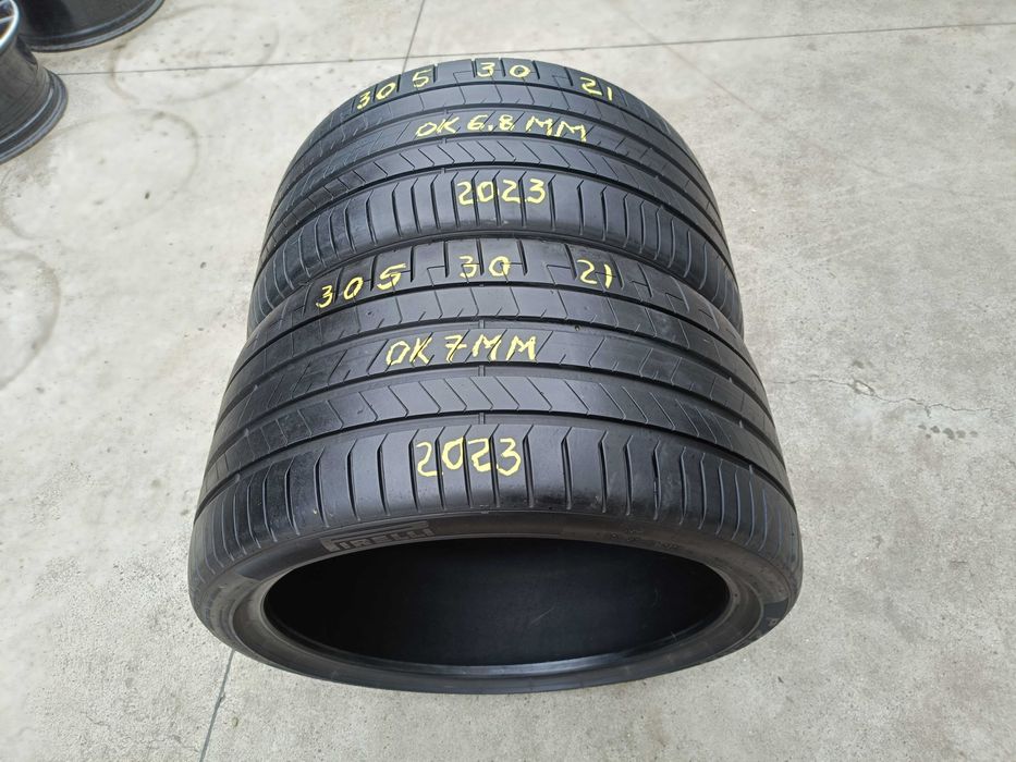 Doua anvelope vara 305 30 21 pirelli p zero pz4 profil de 7 mm dot 2023