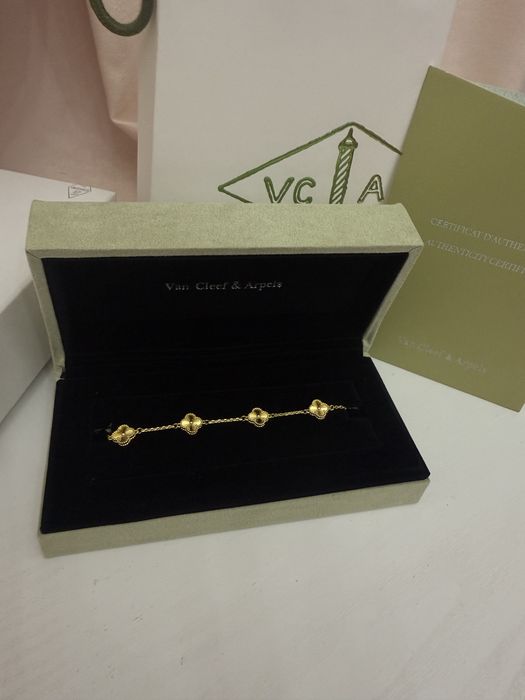 мини браслет Van & Cleef arpels