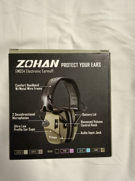 Casti tactice de protectie auditiva electronice anti-zgomot