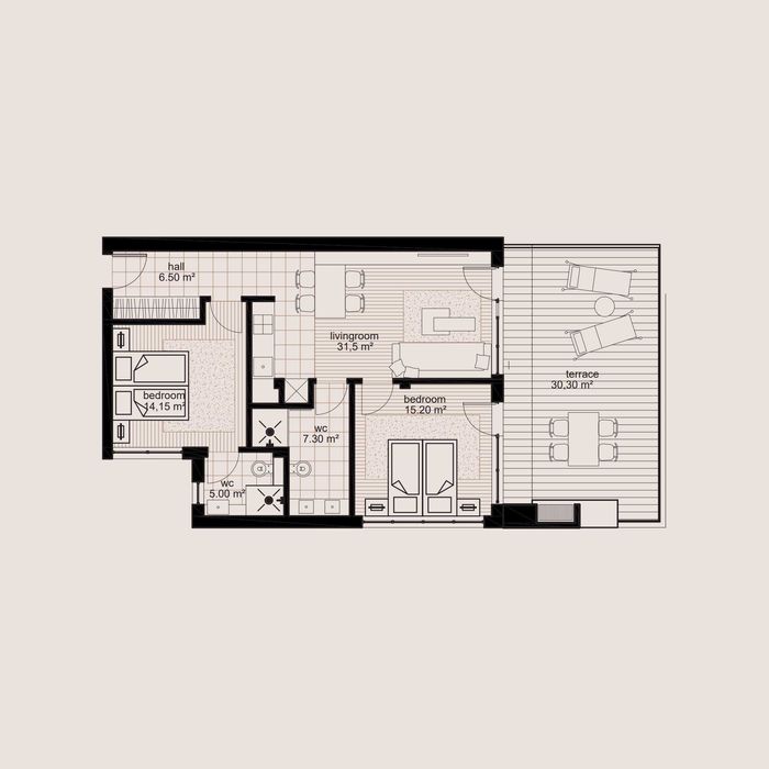 Продава се Тристаен апартамент в Свети Влас - 110 кв.м за 1794 €/кв.м - Снимка #19