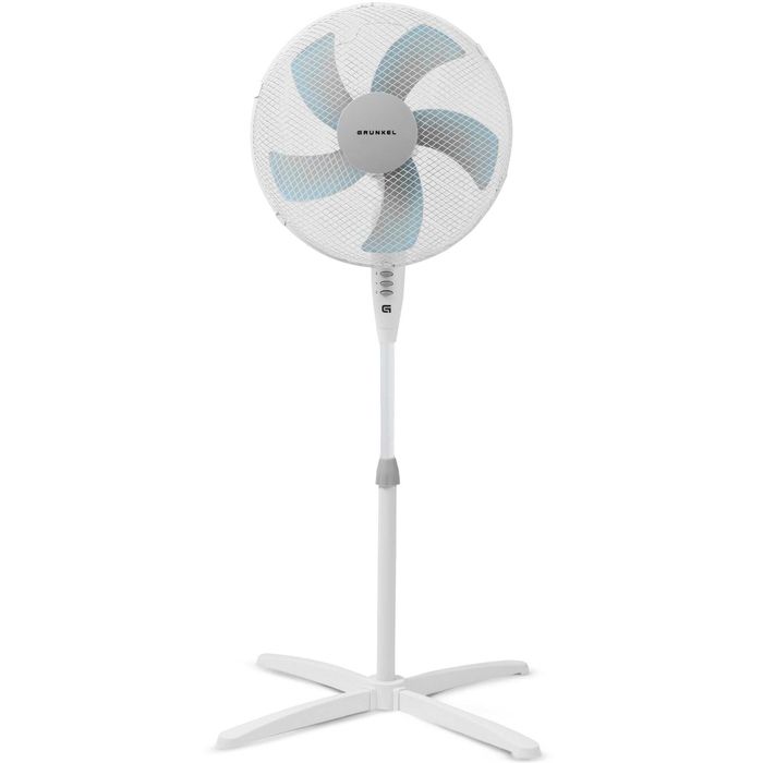 Подов вентилатор Grunkel FAN-165X, 50 W, бял, 3 скорости 62x125x62 см