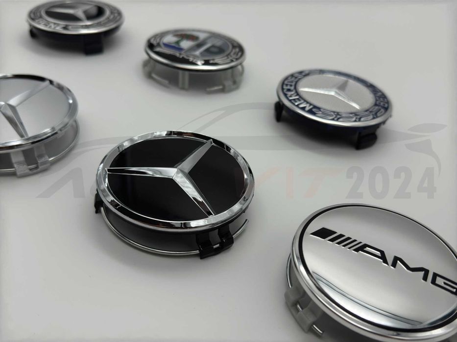 75мм Капачки за джанти Mercedes AMG Мерцедес