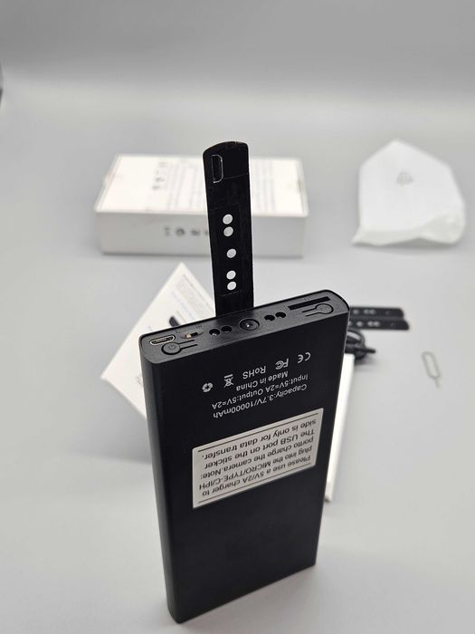 Скрита Full HD камера Power Bank, нощно виждане и детекция на движение
