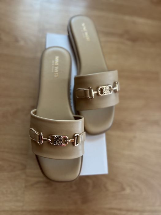 Бежови чехли Nine west Нови 39номер