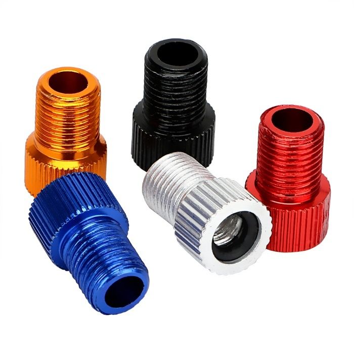 ПРЕХОДНИК Капачки ФРЕНСКИ към НОРМАЛЕН Вентил колело велосипед гуми