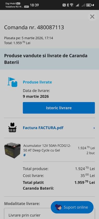 Baterii Caranda